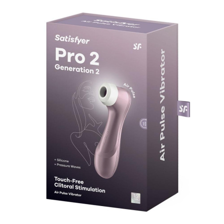 Вакуумный клиторальный стимулятор Satisfyer Pro 2 Generation 2 Violet || Вакуумний кліторальний стимулятор Satisfyer Pro 2 Generation 2 Violet