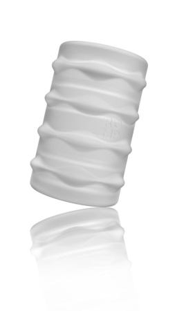 Мягкий мастурбатор Romp Mosh Transparent, двусторонний, сквозной, для пар и минета || М’який мастурбатор Romp Mosh Transparent, двосторонній, наскрізний, для пар та мінету