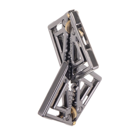 Зажимы для сосков с тяжелой подвеской LOCKINK Adjustable Nipple Clamps with Heavy Pendant - Grey || Затискачі для сосків з важкою підвіскою LOCKINK Adjustable Nipple Clamps with Heavy Pendant - Grey