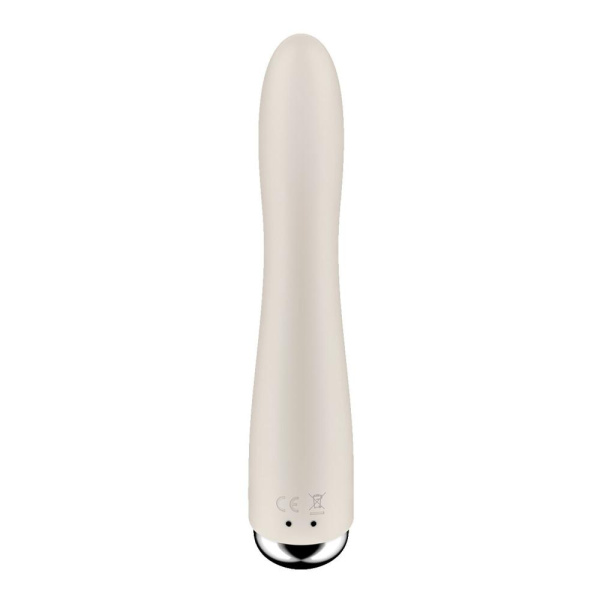Вібратор точки G з обертанням Satisfyer Spinning Vibe 1 Beige, 2 мотори