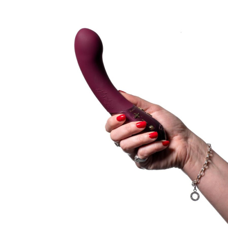 Вибратор для точки G Hot Octopuss KURVE, Treble and Bass Technology, 2 мотора, мягкий кончик || Вібратор для точки G Hot Octopuss KURVE, Treble and Bass Technology, 2 мотори, м’який кінчик