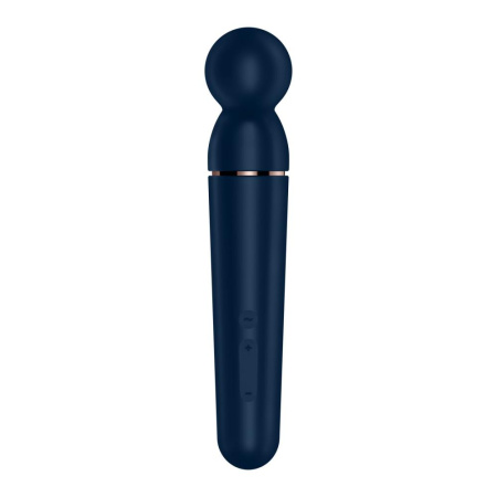 Вибромассажер Satisfyer Planet Wand-er Blue/Rosegold, очень мощный, беспроводной || Вібромасажер Satisfyer Planet Wand-er Blue/Rosegold, дуже потужний, бездротовий