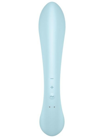 Вибратор-кролик Satisfyer Triple Oh Blue || Вібратор-кролик Satisfyer Triple Oh Blue