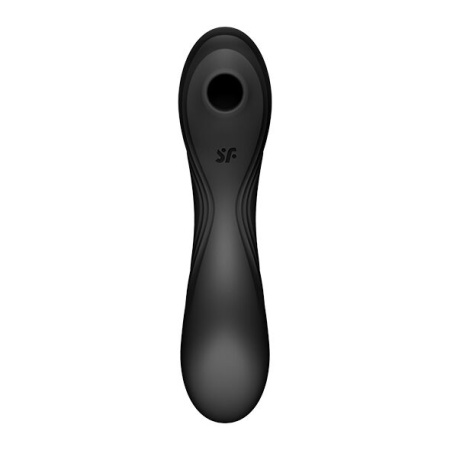 Вакуумный стимулятор с вибрацией Satisfyer Curvy Trinity 4 Black || Вакуумний стимулятор з вібрацією Satisfyer Curvy Trinity 4 Black