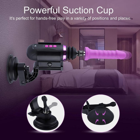 Мини секс-машина Hismith Mini Capsule Sex-Machine with Strong Suction Cup, мощная, перезаряжаемая || Міні секс-машина Hismith Mini Capsule Sex-Machine with Strong Suction Cup, потужна, перезаряджувана