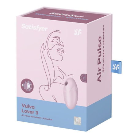 Вакуумный стимулятор Satisfyer Vulva Lover 3 Pink || Вакуумний стимулятор Satisfyer Vulva Lover 3 Pink