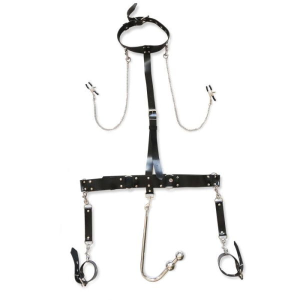 Бондажный набор с металлическим анальным крюком Art of Sex Bridget Bondage set with anal hook № 3