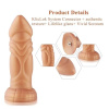 Силиконовый дилдо Hismith Slightly Curved Silicone Dildo Monster Series || Силіконовий дилдо Hismith Slightly Curved Silicone Dildo Monster Series