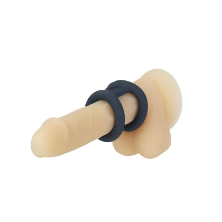 Двойное эрекционное кольцо LUX Active – Tug – Versatile Silicone Cock Ring || Подвійне ерекційне кільце LUX Active – Tug – Versatile Silicone Cock Ring