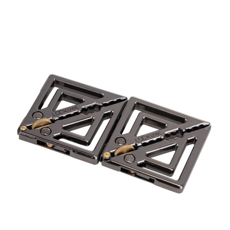 Зажимы для сосков с тяжелой подвеской LOCKINK Adjustable Nipple Clamps with Heavy Pendant - Grey || Затискачі для сосків з важкою підвіскою LOCKINK Adjustable Nipple Clamps with Heavy Pendant - Grey