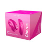 Смарт-вибратор для пар We-Vibe Chorus Cosmic Pink, сенсорное управление вибрациями сжатием пульта || Смарт-вібратор для пар We-Vibe Chorus Cosmic Pink, сенсорне керування вібраціями стисненням пульта