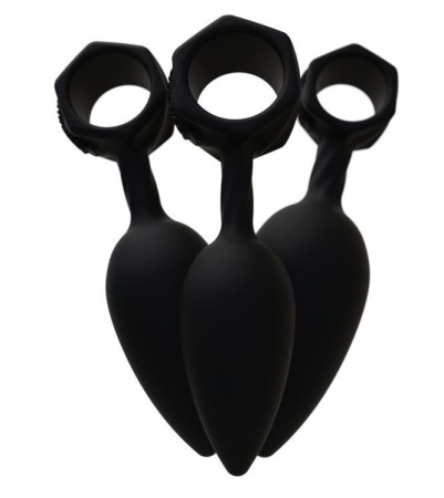 Набор анальных пробок Bathmate Anal Training Plugs, диаметр 2,5см - 3,1см - 3,8см || Набір анальних пробок Bathmate Anal Training Plugs, діаметр 2,5 см - 3,1см - 3,8см