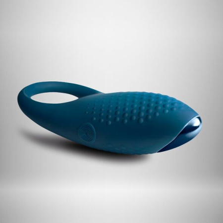 Эрекционное кольцо с вибрацией Rocks Off Empower Blue || Ерекційне кільце з вібрацією Rocks Off Empower Blue