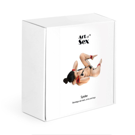 Распорка для шеи, рук и ног Art of Sex Bondage Set - Spider || Розпорка для шиї, рук та ніг Art of Sex Bondage Set - Spider