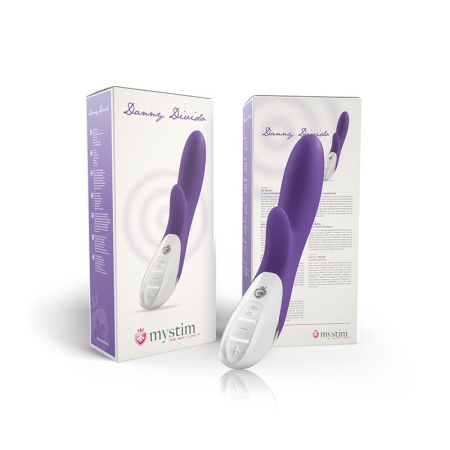 Вибратор-кролик Mystim Danny Divido Purple с глубокой вибрацией, 2 мотора || Вібратор-кролик Mystim Danny Divido Purple з глибокою вібрацією, 2 мотори