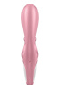 Смарт вибратор кролик Satisfyer Hug Me Pink, 2 мотора, диаметр 4,2см, широкая клиторальная часть || Смарт вібратор-кролик Satisfyer Hug Me Pink, 2 мотори, діаметр 4,2см, широка кліторальна частина