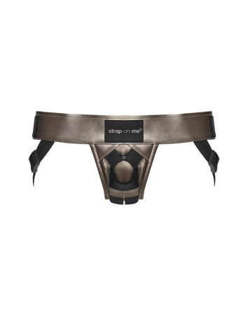 Трусы для страпона Strap-On-Me Leatherette HARNESS CURIOUS || Трусики для страпона Strap-On-Me Leatherette Harness CURIOUS