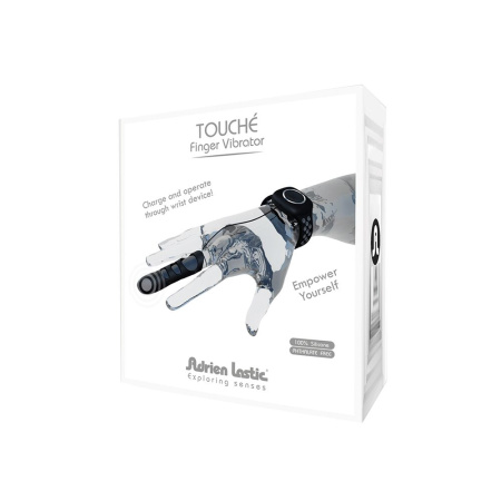Вибратор на палец Adrien Lastic Touche (S) для глубокой стимуляции с пультом управления на руке || Вібратор на палець Adrien Lastic Touche (S) для глибокої стимуляції з пультом керування на руці