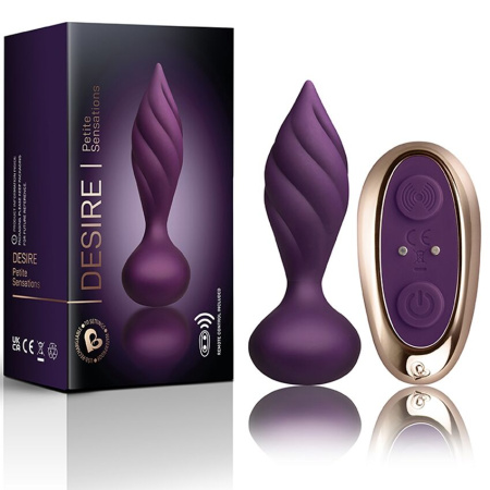 Анальная вибропробка Rocks Off Petite Sensations – Desire Purple || Анальна вібропробка Rocks Off Petite Sensations – Desire Purple
