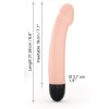 Вибратор Dorcel Real Vibration M Flesh 2.0, диам 3,7см, перезаряжаемый, для точки G || Вібратор Dorcel Real Vibration M Flesh 2.0, діаметр 3,7см, перезаряджається, для точки G