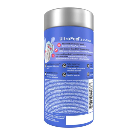 Презервативы ONE Ultra Feel 10 шт, подарочная упаковка тюб || Презервативи ONE Ultra Feel 10 шт, подарункова упаковка тюб