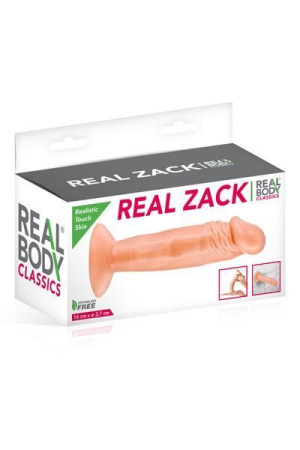 Фаллоимитатор Real Body - Real Zack Flesh, TPE, диаметр 3,7см || Фалоімітатор Real Body — Real Zack Flesh, TPE, діаметр 3,7 см