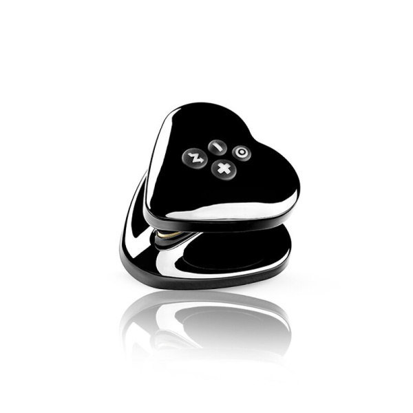 Вибратор для клитора с электростимуляцией Mystim Heart´s Desire Black Edition