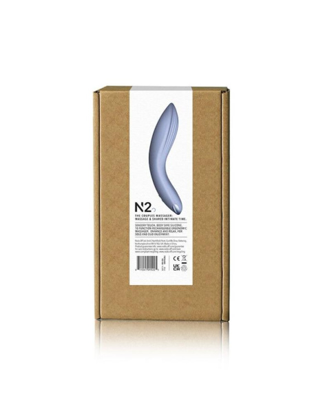 Вібромасажер для пар NIYA 2, плоска стимулювальна головка, 10 віброрежимів