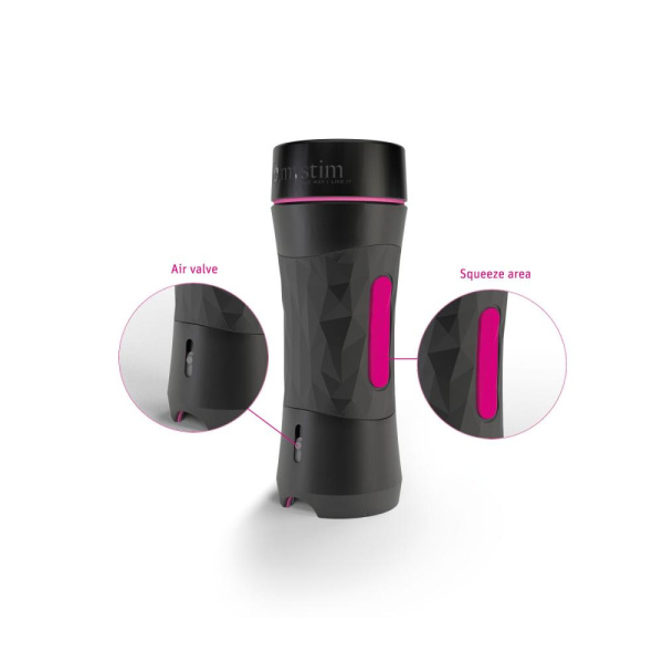 Мастурбатор-вагина Mystim O(h) PUSH ME Vagina, можно сжимать и регулировать вакуум