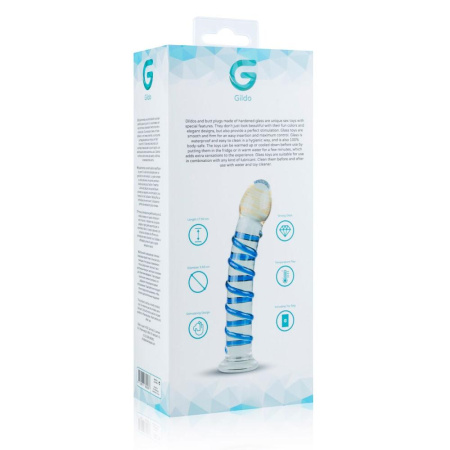Стеклянный дилдо Gildo Glass Dildo No. 1 || Скляний дилдо Gildo Glass Dildo No.1
