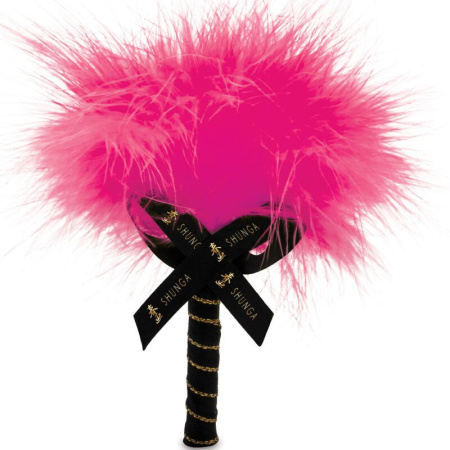 Вкусная пудра для оральных ласк Shunga Body Powder - Raspberry feeling (75 грамм) || Смачна пудра для оральних пестощів Shunga Body Powder – Raspberry feeling (75 гр)