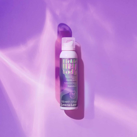 Массажная пена Love To Love Tickle my body Sweet almonds (150 мл), увлажняющая || Масажна піна Love To Love Tickle my body Sweet almonds (150 мл), зволожувальна