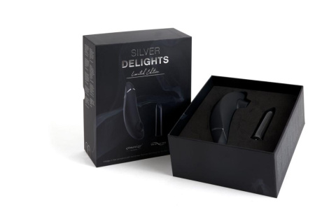 Премиальный подарочный набор Silver Delights Collection: Womanizer Premium и We-Vibe Tango || Преміальний подарунковий набір Silver Delights Collection: Womanizer Premium та We-Vibe Tango