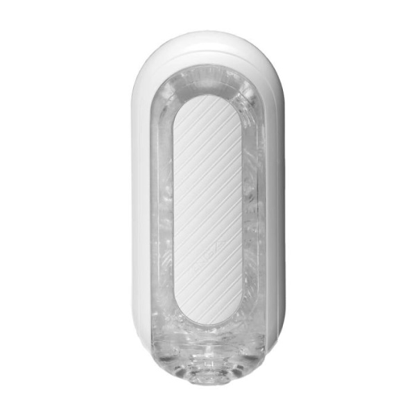 Мастурбатор Tenga Flip Zero Gravity White, изменяемая интенсивность стимуляции, раскладной