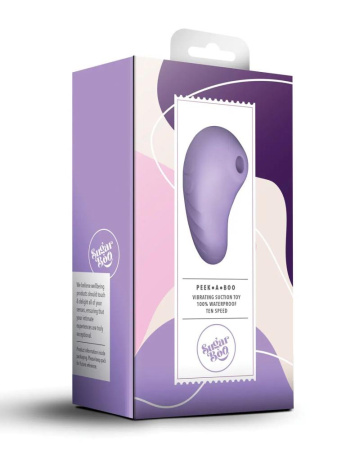 Вакуумный стимулятор с вибрацией SugarBoo Peek-A-Boo, 10 режимов || Вакуумний стимулятор з вібрацією SugarBoo Peek-A-Boo, 10 режимів
