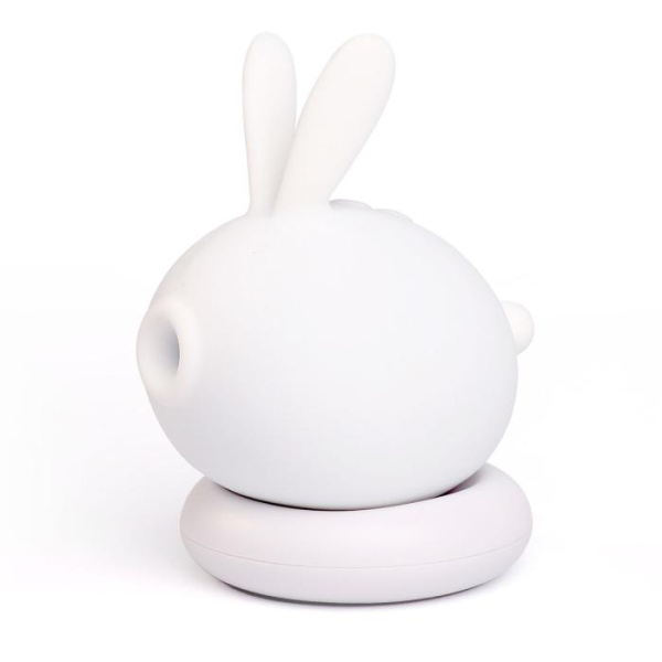 Вакуумний кліторальний стимулятор з вібрацією KISTOY Too Simple White