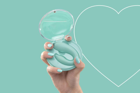 Вибратор для пар FairyGasm PleasureBerry green, зарядный кейс, пульт ДУ || Вібратор для пар FairyGasm PleasureBerry green, зарядний кейс, пульт ДК