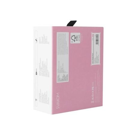 Вакуумный клиторальный стимулятор Svakom Pulse Pure Pale Pink, 5 режимов, 5 интенсивностей в каждом || Вакуумний кліторальний стимулятор Svakom Pulse Pure Pale Pink, 5 режимів, 5 інтенсивностей у кожному