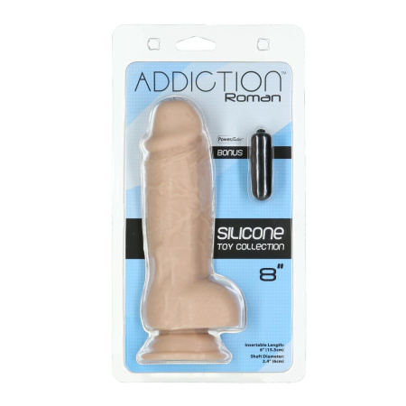 Реалистичный фаллоимитатор ADDICTION Roman 8″ Girthy Dong, длина 22 см, диаметр 6 см || Реалістичний фалоімітатор ADDICTION Roman 8″ Girthy Dong, довжина 22 см, діаметр 6 см