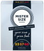 Набор презервативов Mister Size - pure feel - 53–57–60 (3 condoms), 3 размера, толщина 0,05 мм || Набір презервативів Mister Size - pure feel - 53–57–60 (3 condoms), 3 розміри, товщина 0,05 мм