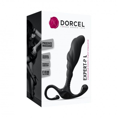 Ручной эргономичный массажер простаты Dorcel Expert P size L || Ручний ергономічний масажер простати Dorcel Expert P size L