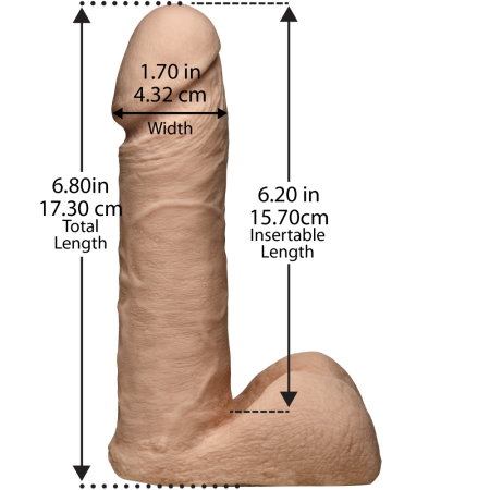 Трусики со страпоном Doc Johnson Vac-U-Lock 7 Inch ULTRASKYN Ultra Harness, диаметр 4,3см || Трусики зі страпоном Doc Johnson Vac-U-Lock 7 Inch ULTRASKYN Ultra Harness, діаметр 4,3 см