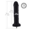 Силиконовый фаллоимитатор для секс-машин Hismith 7.1″ Anal Dildo Black, система KlicLok || Силіконовий фалоімітатор для секс-машин Hismith 7.1″ Anal Dildo Black, система KlicLok