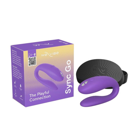 Смарт-вибратор для пар We-Vibe Sync GO Light Purple || Смарт-вібратор для пар We-Vibe Sync GO Light Purple