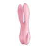 Клиторальный вибратор Satisfyer Threesome 1 Pink с тремя гибкими пальчиками || Кліторальний вібратор Satisfyer Threesome 1 Pink з трьома гнучкими пальчиками