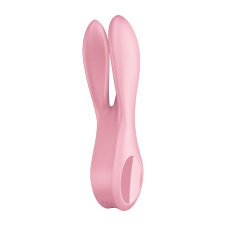 Клиторальный вибратор Satisfyer Threesome 1 Pink с тремя гибкими пальчиками || Кліторальний вібратор Satisfyer Threesome 1 Pink з трьома гнучкими пальчиками