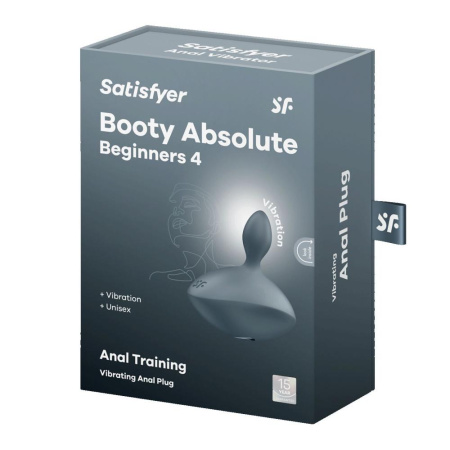 Анальная вибропробка Satisfyer Booty Absolute Beginners 4, для начинающих, вводимая часть 3 см || Анальна вібропробка Satisfyer Booty Absolute Beginners 4, для початківців, ввідна частина 3 см