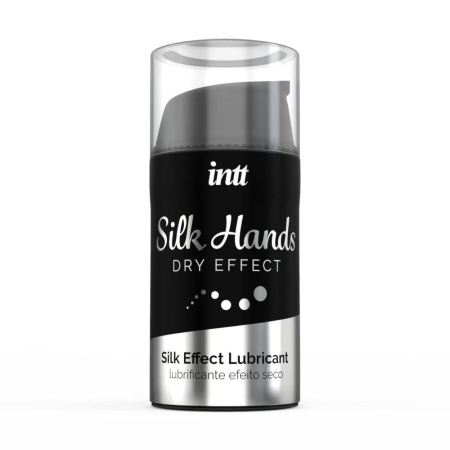 Ультагустая силиконовая смазка Intt Silk Hands (15 мл) с матовым эффектом, шелковистый эффект || Ультрагуста силіконова змазка Intt Silk Hands (15 мл) з матовим ефектом, шовковистий ефект