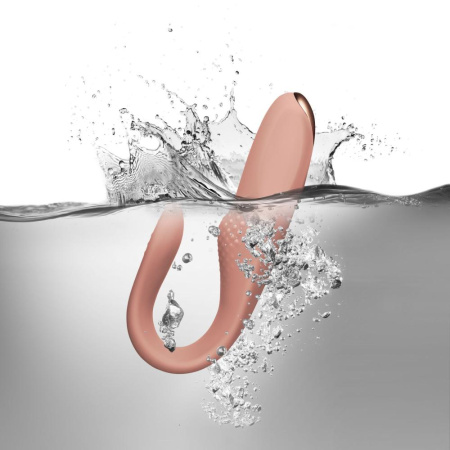 Универсальный вибратор Rocks Off Two-Vibe Pink || Універсальний вібратор Rocks Off Two-Vibe Pink