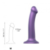 Насадка для страпона Strap-On-Me Mono Density Dildo Violet M, диам. 3,3см, однослойный силикон, гибк || Насадка для страпону Strap-On-Me Mono Density Dildo Violet M, діам. 3,3 см, одношаровий силікон, гну